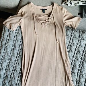 Beige bodycon dress size L